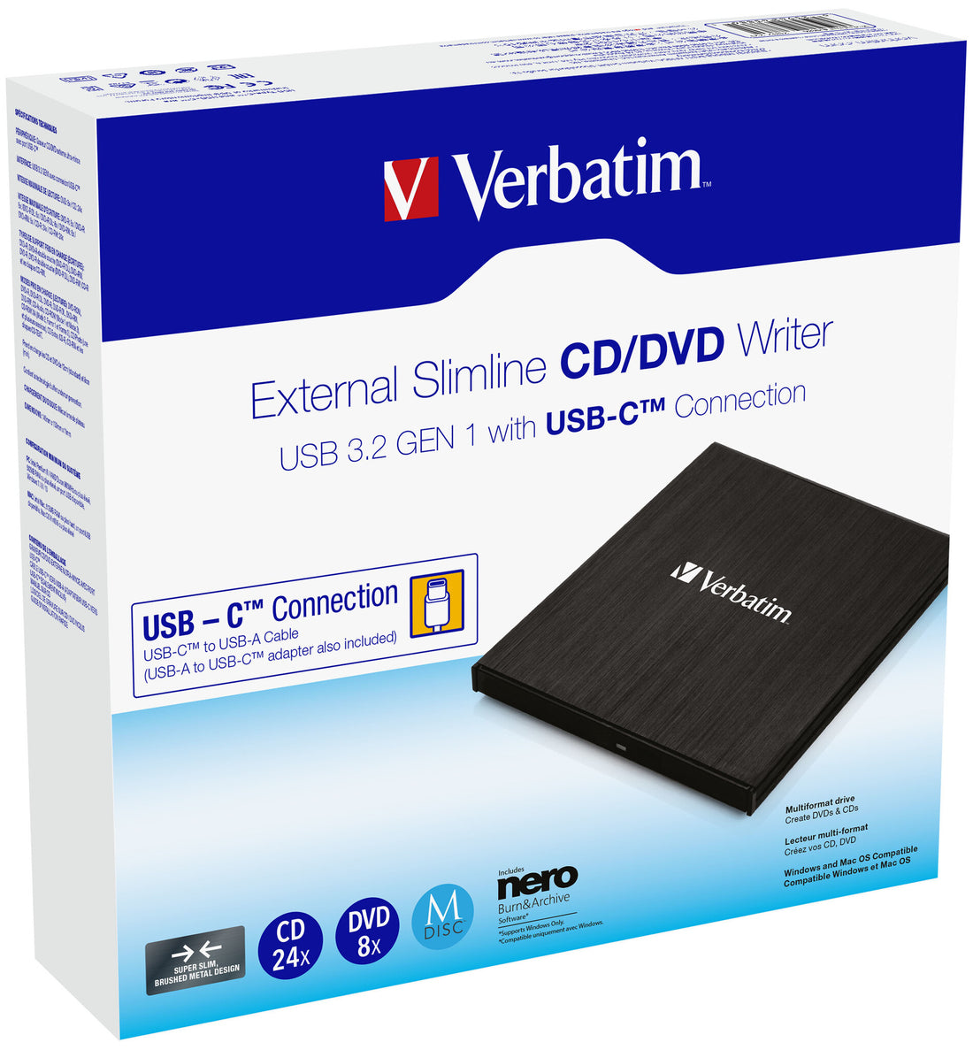 Verbatim 43886 optical disc drive DVD±RW Black - image 7