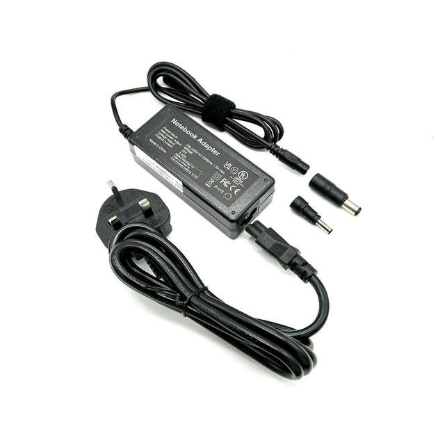 BTI 65W AC Adapter with 7.5mm and 4.5mm connectors for use with HP mod ...