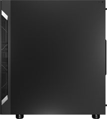 MSI MAG VAMPIRIC 011C Mid Tower Gaming Computer Case 'Black AMD RYZEN Edition, 1x 120mm RGB Fan, RGB Front Panel, Tempered Glass Panel, ATX, mATX, mini-ITX'