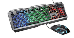 Trust GXT 845 Tural keyboard Mouse included Gaming USB QWERTY UK English Black
