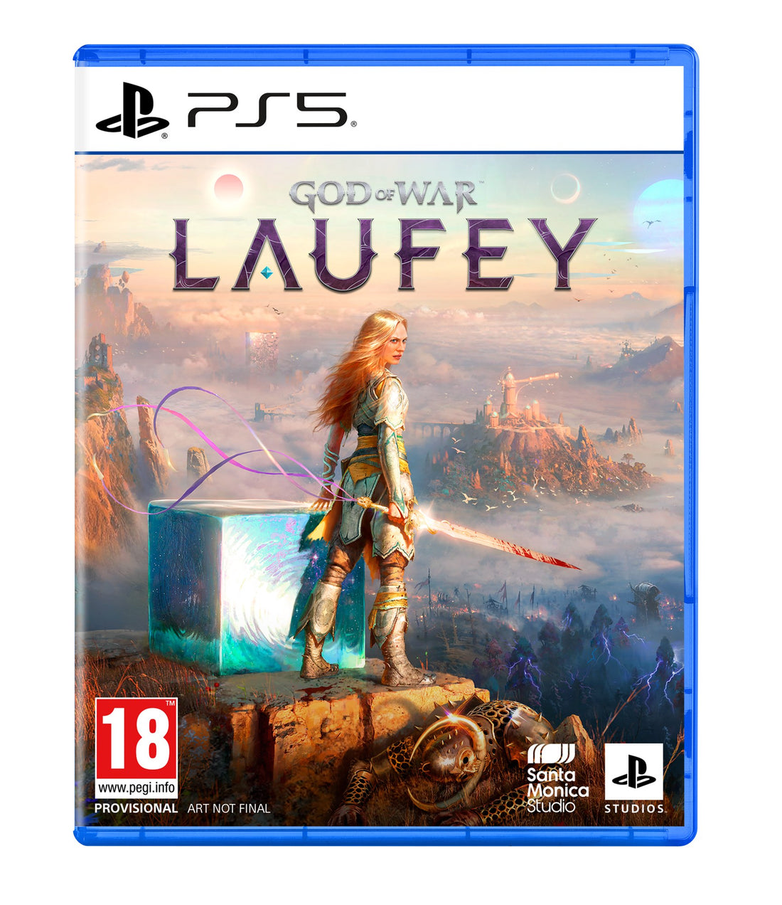 God of War Laufey PS5 game case front (PEGI 18)
