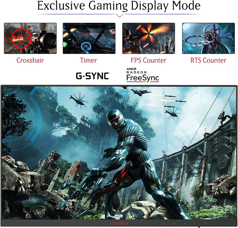 Koorui 24" Full HD 165Hz Gaming Monitor (24E4)