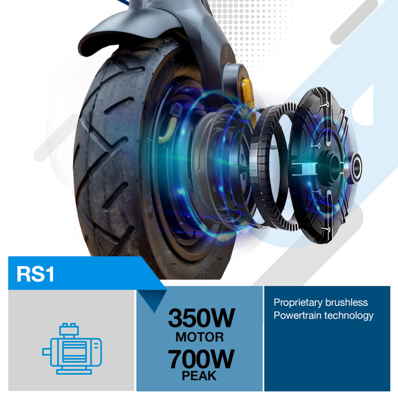 RILEY RS1 V2 Electric Folding Scooter - Black