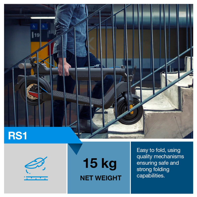 RILEY RS1 V2 Electric Folding Scooter - Black