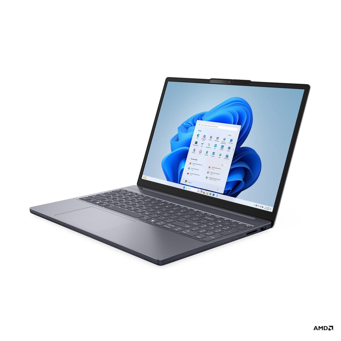 Lenovo IdeaPad Slim 3 15.3 inch WUXGA Laptop - Ryzen 5 7535HS, 8GB RAM, 512GB SSD, Radeon 660M Graphics, Windows 11 Home, Luna Grey