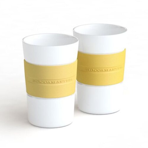 Moccamaster 2 Coffee Mugs 200ml Pastel Yellow