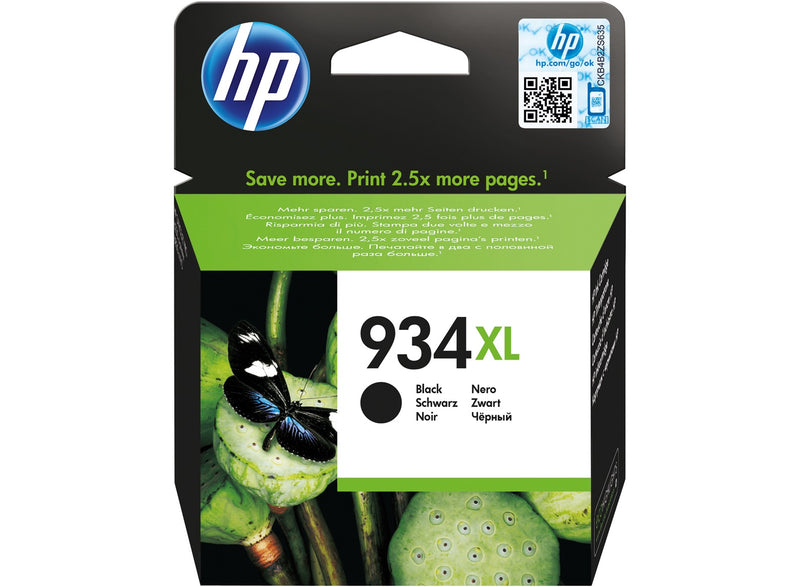 HP 934XL Black High Yield Ink Cartridge 26ml for HP OfficeJet Pro 6230/6830 - C2P23AE