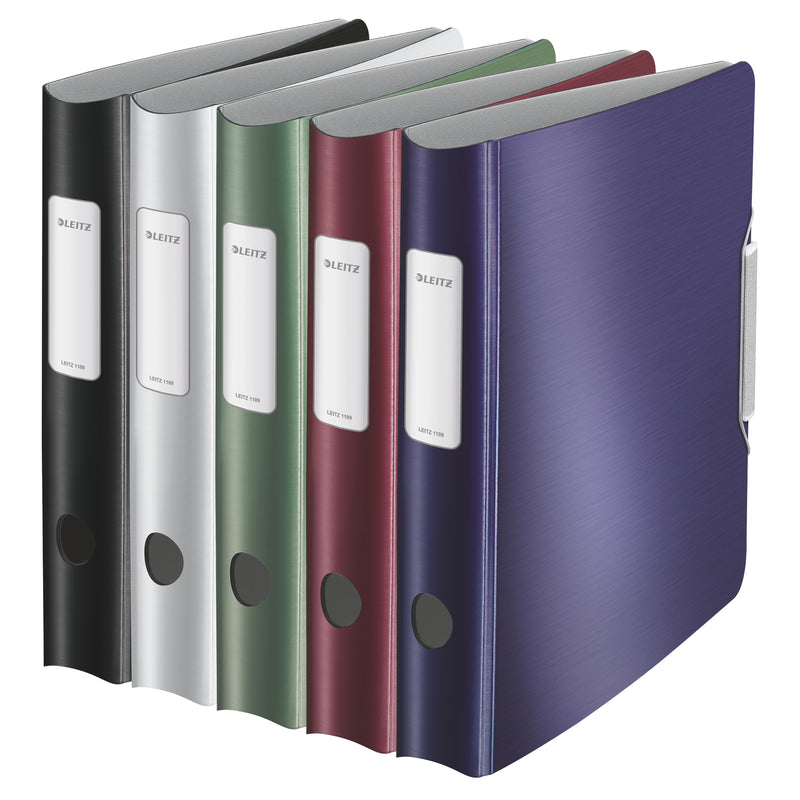 Leitz 180 Active Style Lever Arch File Polypropylene A4 60mm Spine Width Assorted (Pack 5) 11090099 DD