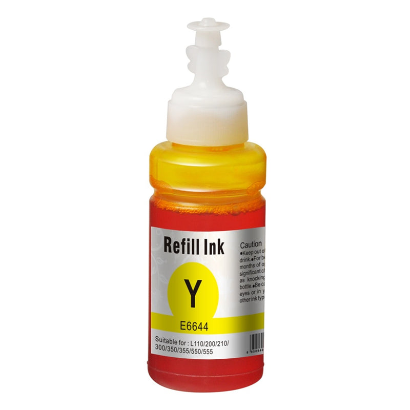 InkLab 6644 Epson Compatible EcoTank Yellow ink bottle