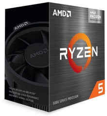 AMD Ryzen 5 5600G CPU with Wraith Stealth Cooler, AM4, 3.9GHz (4.4 Turbo), 6-Core, 65W, 19MB Cache, 7nm, 5th Gen, Radeon Graphics