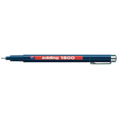 Edding 1800 Profipen Fineliner Pen 0.50mm Line Black (Pack 10)