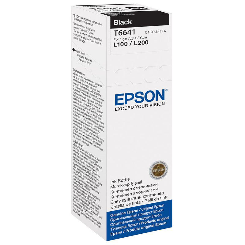 Epson 664 Black Ink Cartridge 70ml - C13T664140