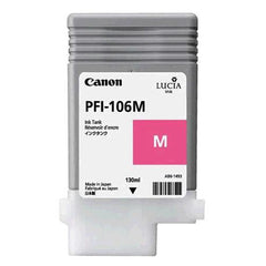 Canon PFI106M Magenta Standard Capacity Ink Cartridge 130ml - 6623B001