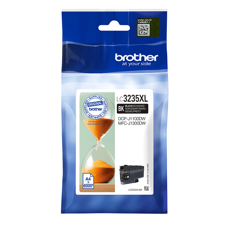 Brother Black High Capacity Ink Cartridge 6K pages - LC3235XLBK