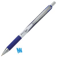 Zebra Z-Grip Flight Ballpoint Pen 1.2mm Tip 0.6mm Line Blue (Pack 12)