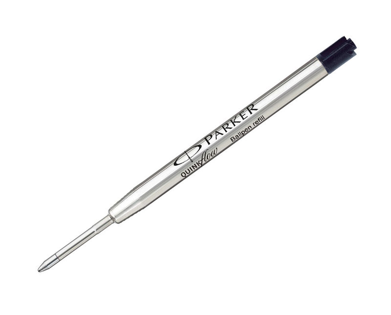 Parker Quink Flow Ballpoint Refill for Ballpoint Pens - Medium Black (Single Refill)