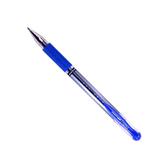 uni-ball Signo Gel Grip UM-151S Rollerball Pen 0.7mm Tip 0.4mm Line Blue (Pack 12)