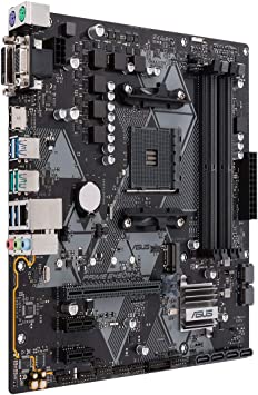 Asus PRIME B450M-K II, AMD B450, AM4, Micro ATX, 2 DDR4, VGA, DVI, HDMI, LED Lighting, M.2