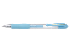 Pilot G-207 Retractable Gel Rollerball Pen 0.7mm Tip 0.39mm Line Pastel Blue (Pack 12)