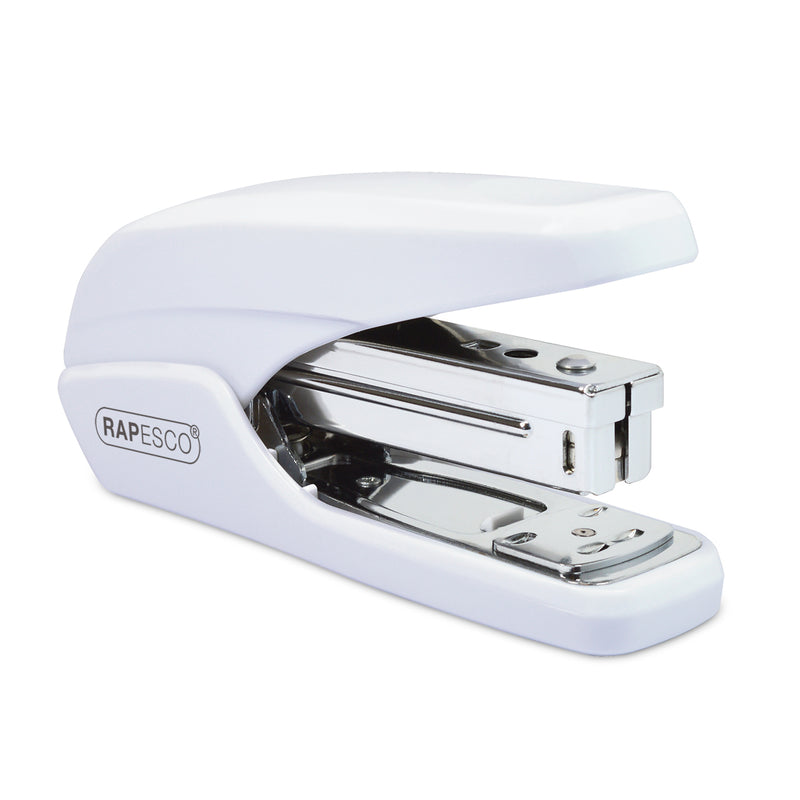 Rapesco X5-25ps Less Effort Stapler Plastic 25 Sheet White