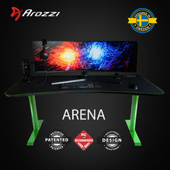 Arozzi Arena Gaming Desk - Green