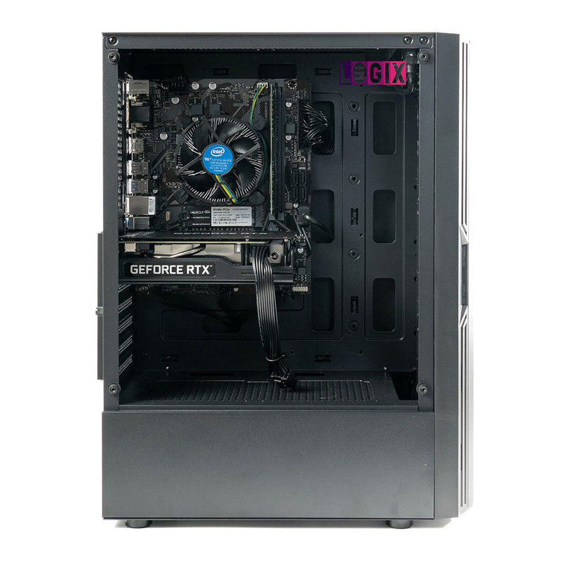 LOGIX Intel i5-10400F 6 Core 12 Threads, 2.90GHz (4.30GHz Boost), 16GB DDR4 RAM, 1TB NVMe M.2, 80 Cert PSU, RTX3050 8GB Graphics, Windows 11 home installed + FREE Keyboard & Mouse - Prebuilt System - Full 3-Year Parts & Collection Warranty
