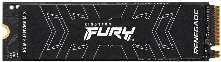 Kingston 500GB Fury Renegade M.2 NVMe SSD, M.2 2280, PCIe4, Aluminium Heatspreader - PS5 Compatible