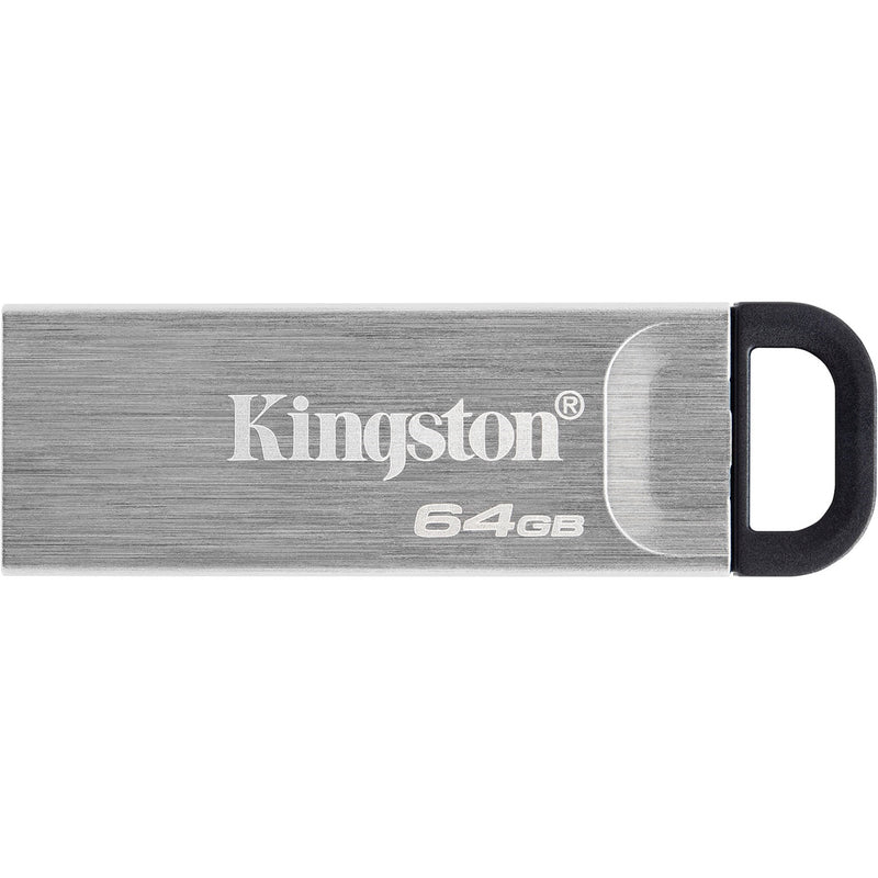 Kingston DataTraveler Kyson 64GB USB 3.2 Capless Metal USB Flash Drive
