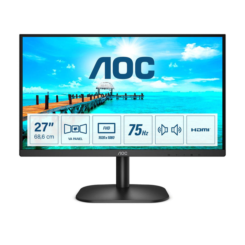 AOC 27B2AM 27" LED Monitor, Full HD - Black
