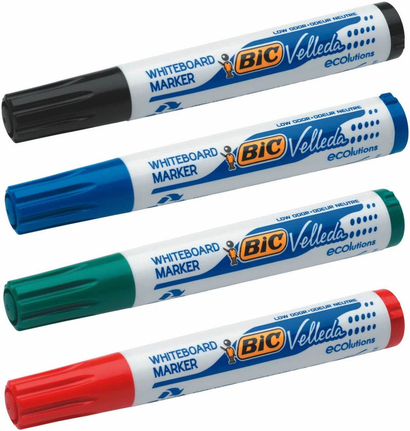 Bic Velleda 1701 Whiteboard Marker Bullet Tip 1.5mm Line Assorted Colours (Pack 48)