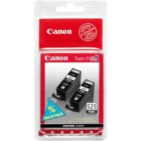 Canon PGI525BK Black Standard Capacity Ink Cartridge 2 x 19ml Twinpack - 4529B010