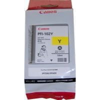 Canon PFI102Y Yellow Standard Capacity Ink Cartridge 130ml - 0898B001