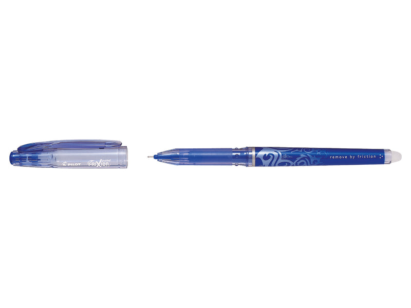 Pilot FriXion Point Erasable Gel Rollerball Pen 0.5mm Tip 0.25mm Line Blue (Pack 12)