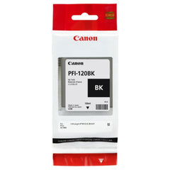 Canon PFI120BK Black Standard Capacity Ink Cartridge 130ml - 2885C001AA