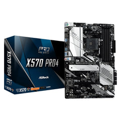 ASRock X570 PRO4 AMD Socket AM4 ATX DDR4 HDMI/DisplayPort Dual M.2 USB C 3.2 Motherboard