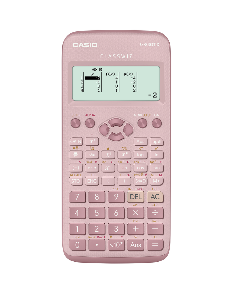 Casio FX-83GTX Scientific Calculator Pink FX-83GTX-DP-S-UH