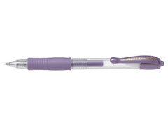 Pilot G-207 Retractable Gel Rollerball Pen 0.7mm Tip 0.39mm Line Metallic Violet (Pack 12)