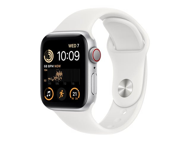 Apple Watch SE (GPS + Cellular) - 2nd generation - 40 mm - Silver Aluminium