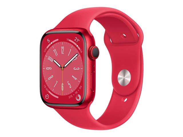 Apple Watch Series 8 (GPS + Cellular) - Red - 45 mm - Red Aluminium