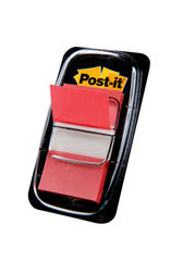 Post-it Index Flags Repositionable 25x43mm 12x50 Tabs Red (Pack 600) 7100089833
