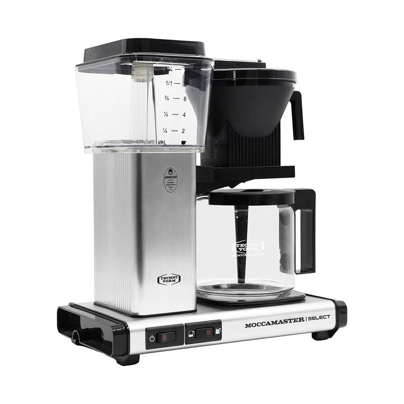 Moccamaster KBG Select Coffee Machine - Brushed Silver